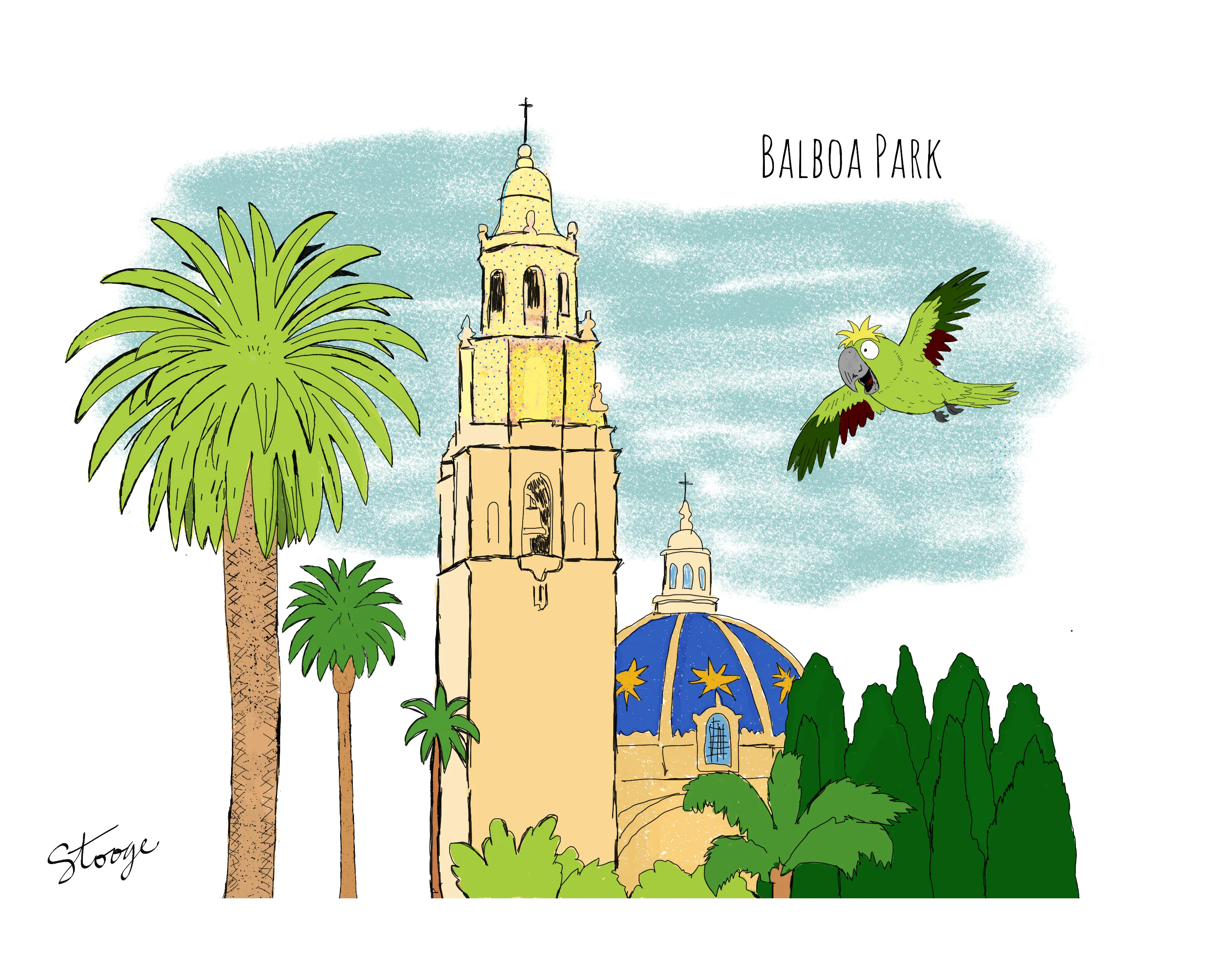 Pico the Parrot illustration