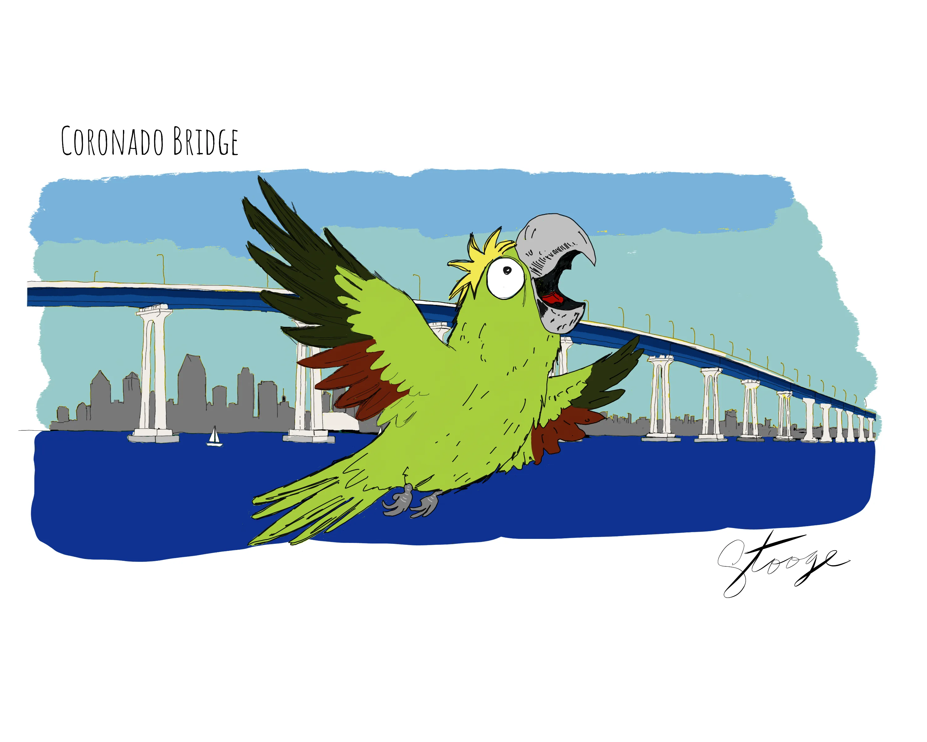 Pico the Parrot illustration
