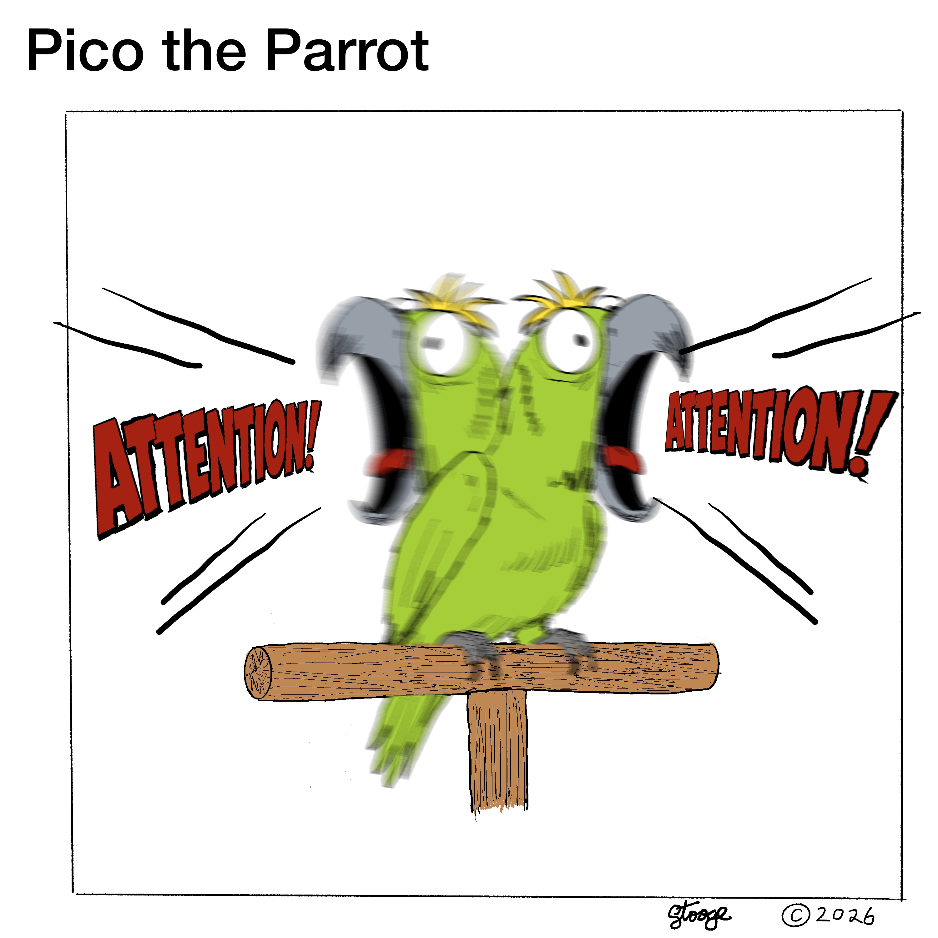 Parrot Thirty — panel 3 of 6