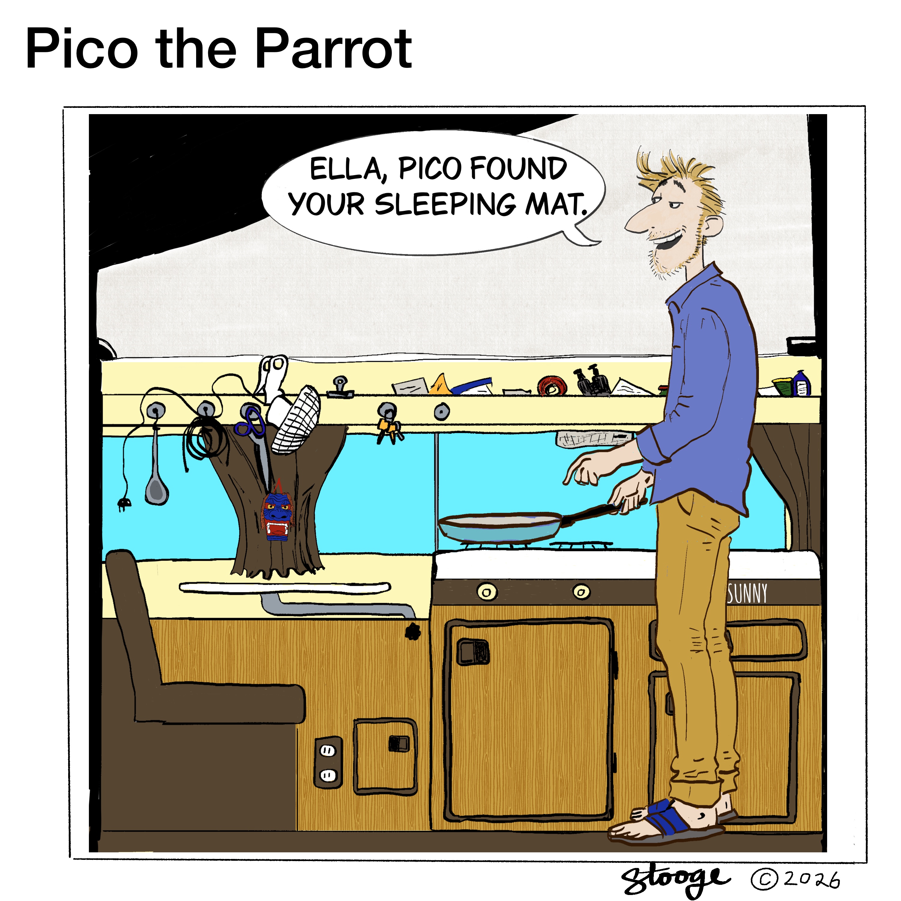 The Sleeping Pad Incident — panel 2 of 6