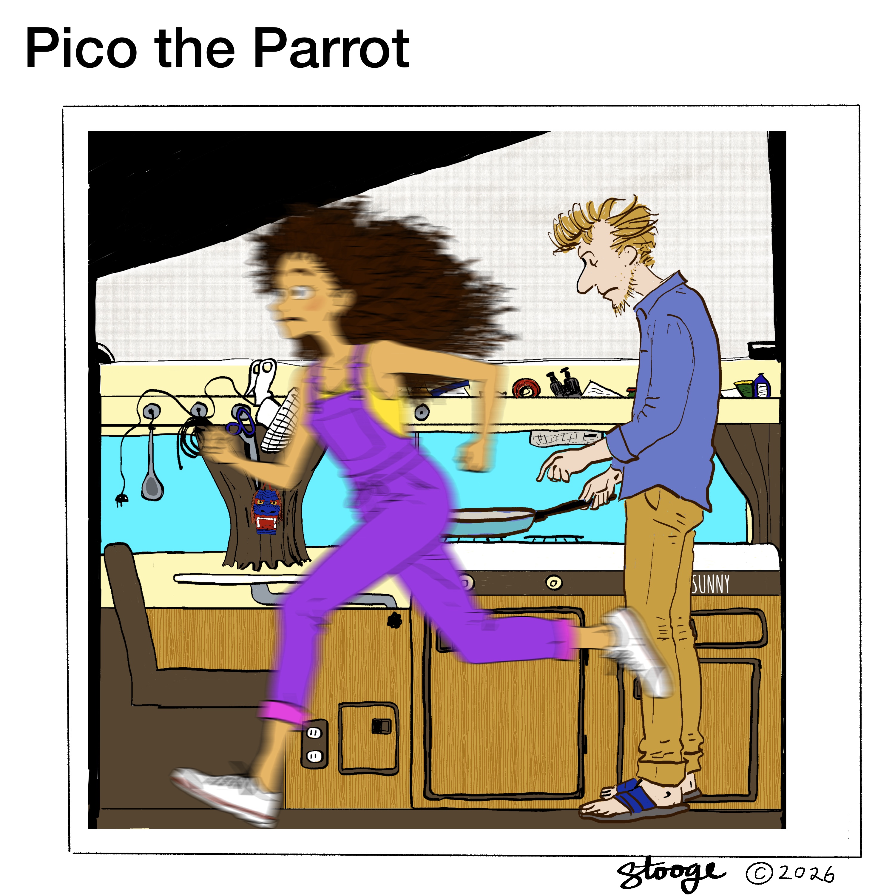The Sleeping Pad Incident — panel 4 of 6