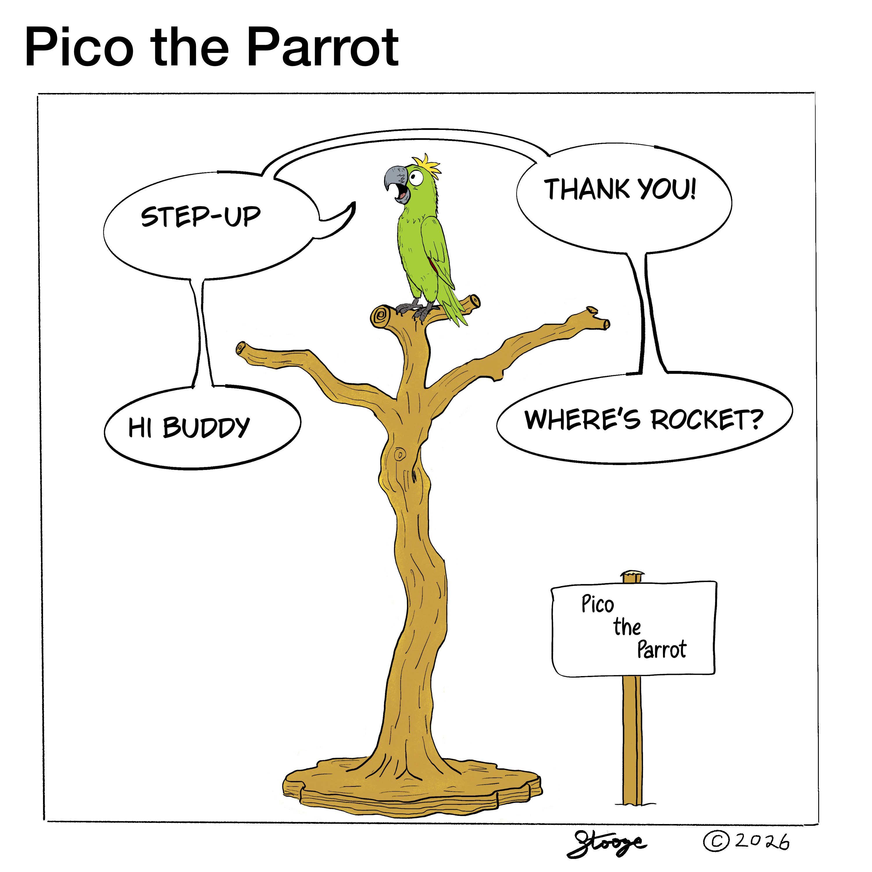 The Talking Parrot — panel 2 of 7