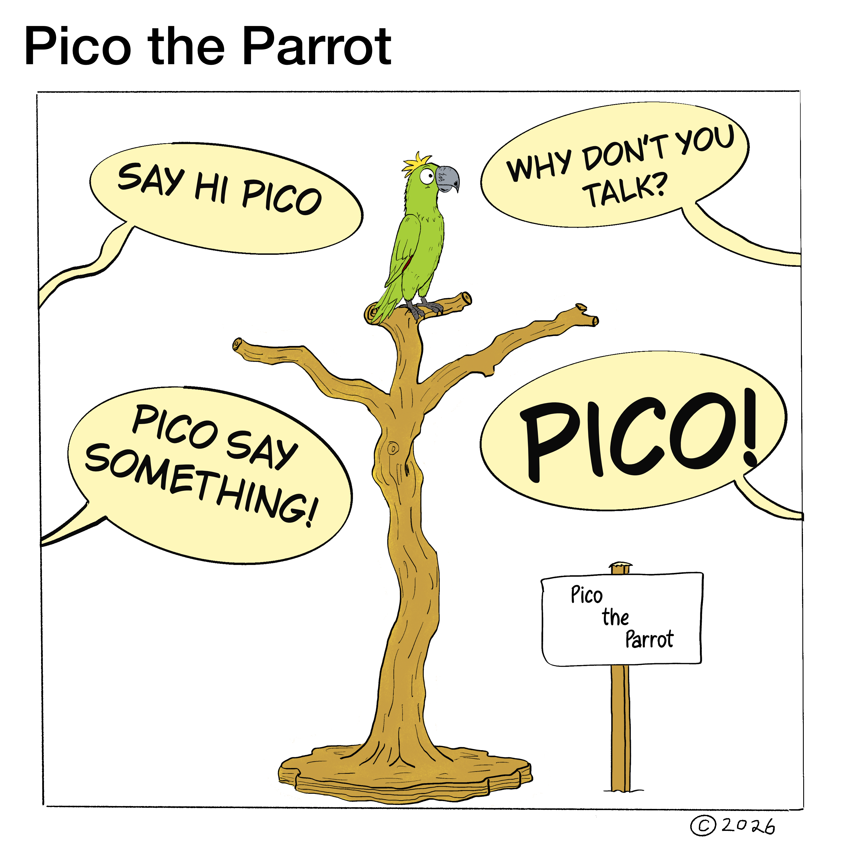 The Talking Parrot — panel 5 of 7