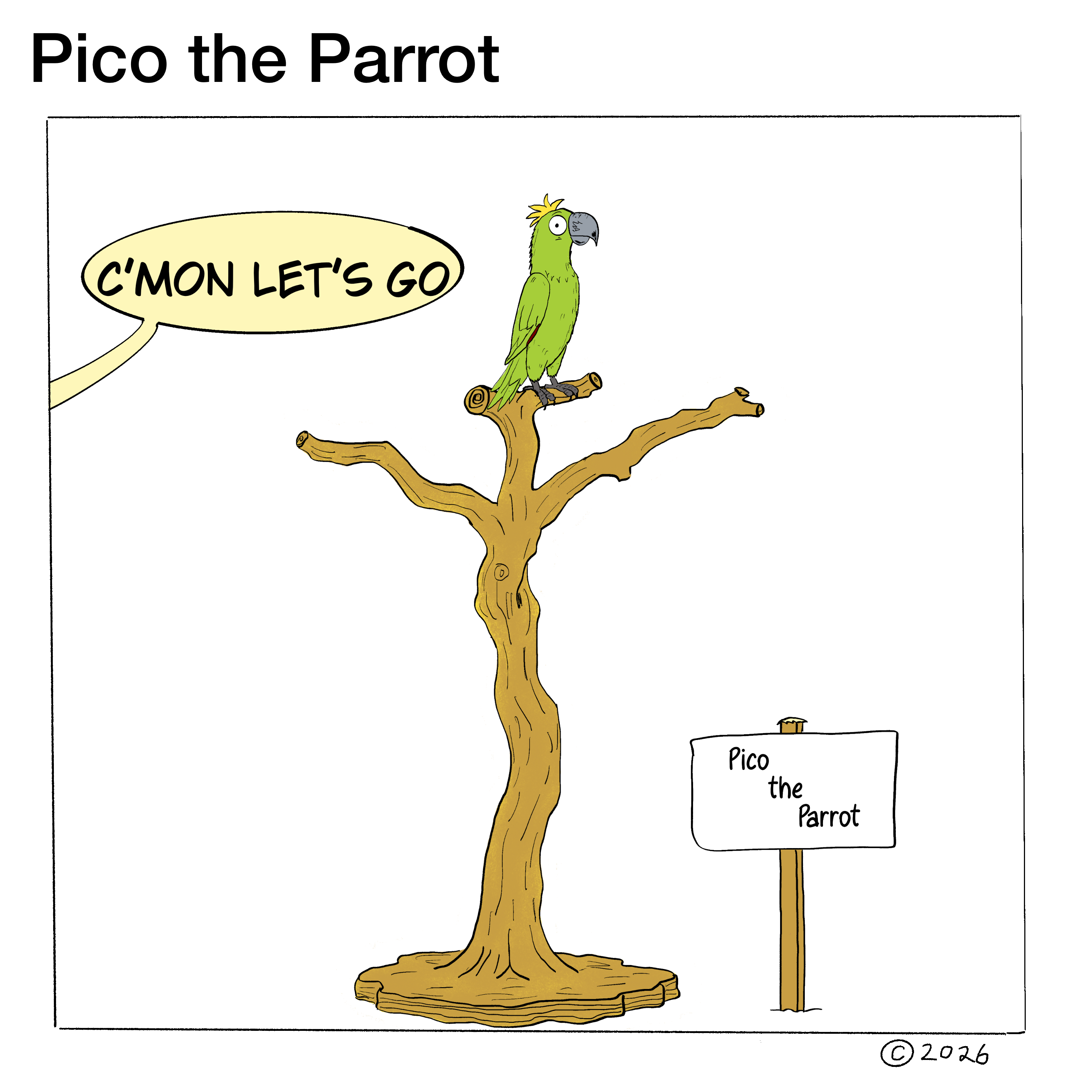 The Talking Parrot — panel 6 of 7