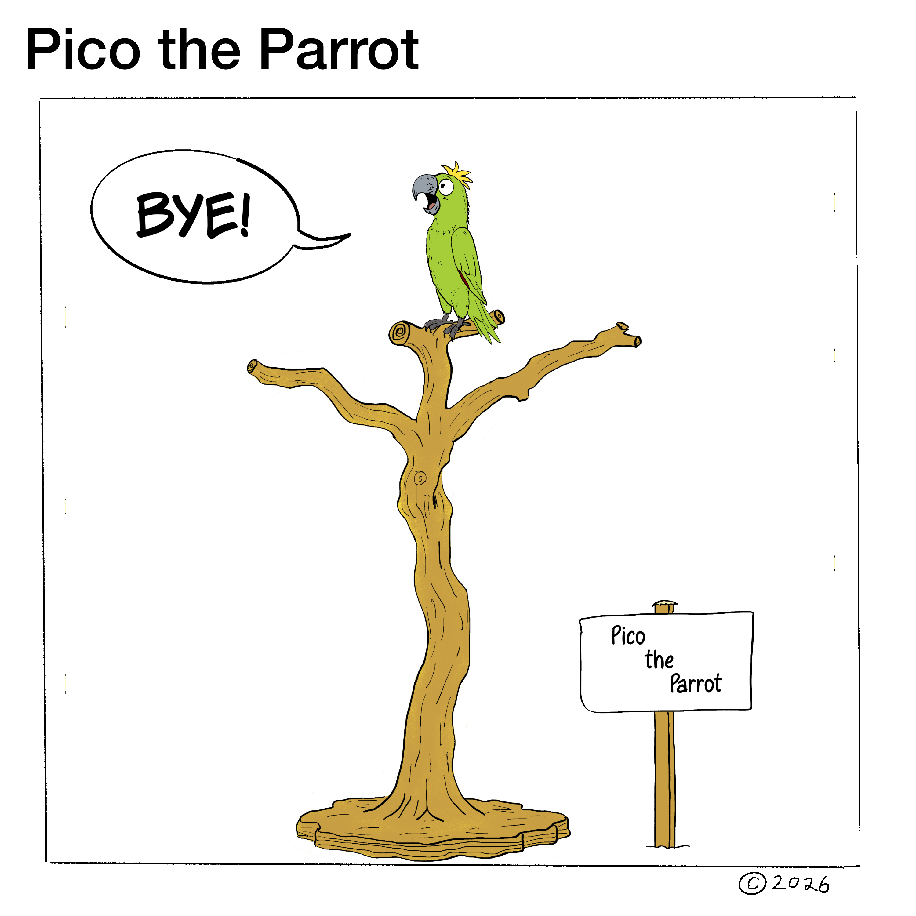 The Talking Parrot — panel 7 of 7