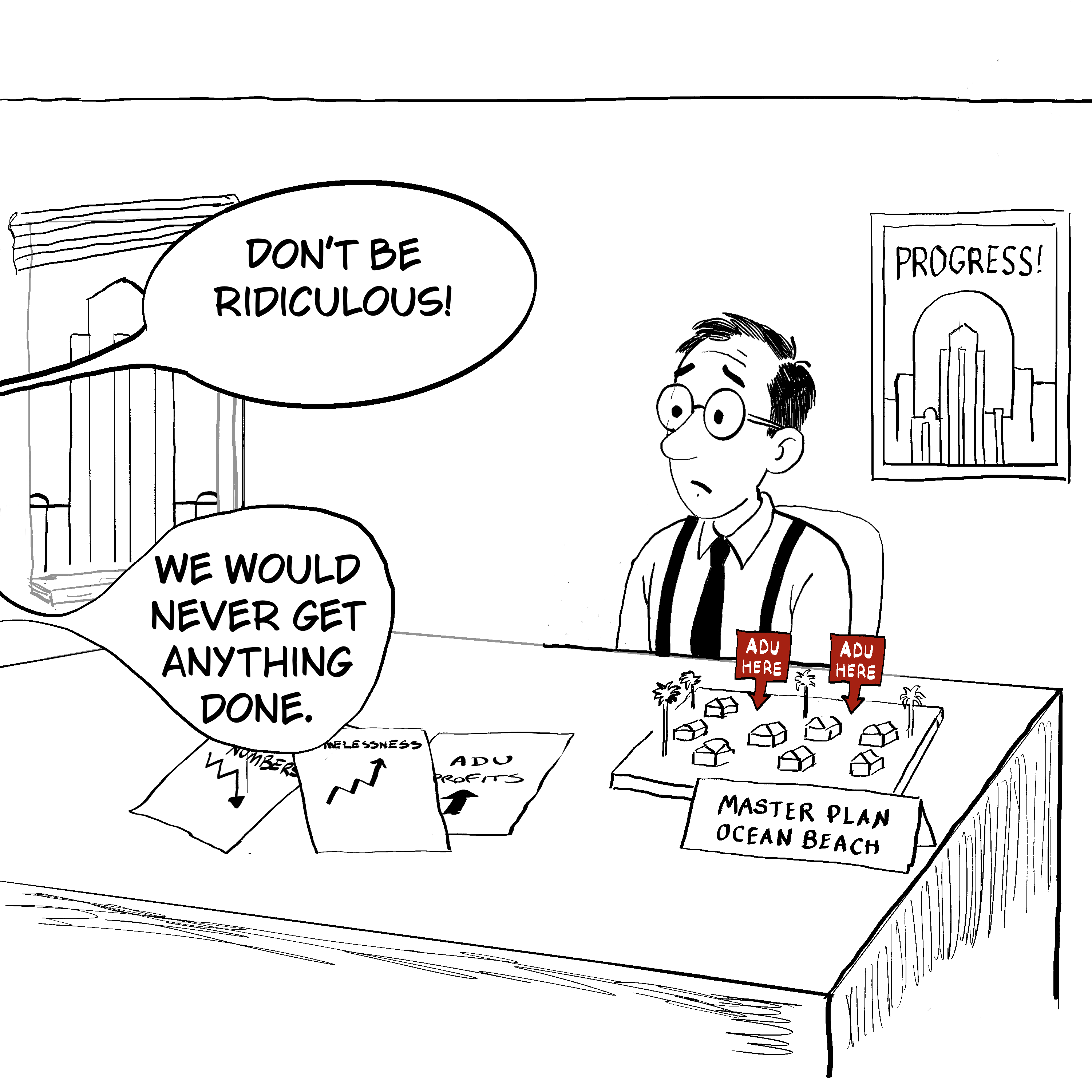Meanwhile, at City Hall — panel 5 of 6