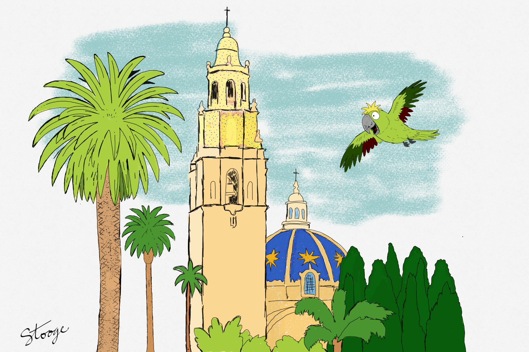 Day 10: The California Building
